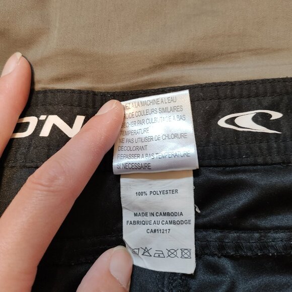 GUC Black O'Neill Swim Shorts - Sz 7 - Picture 6 of 8